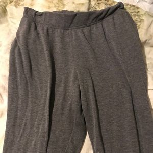 Gray sweatpants